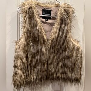 Maurices Faux Fur Vest Sz XL